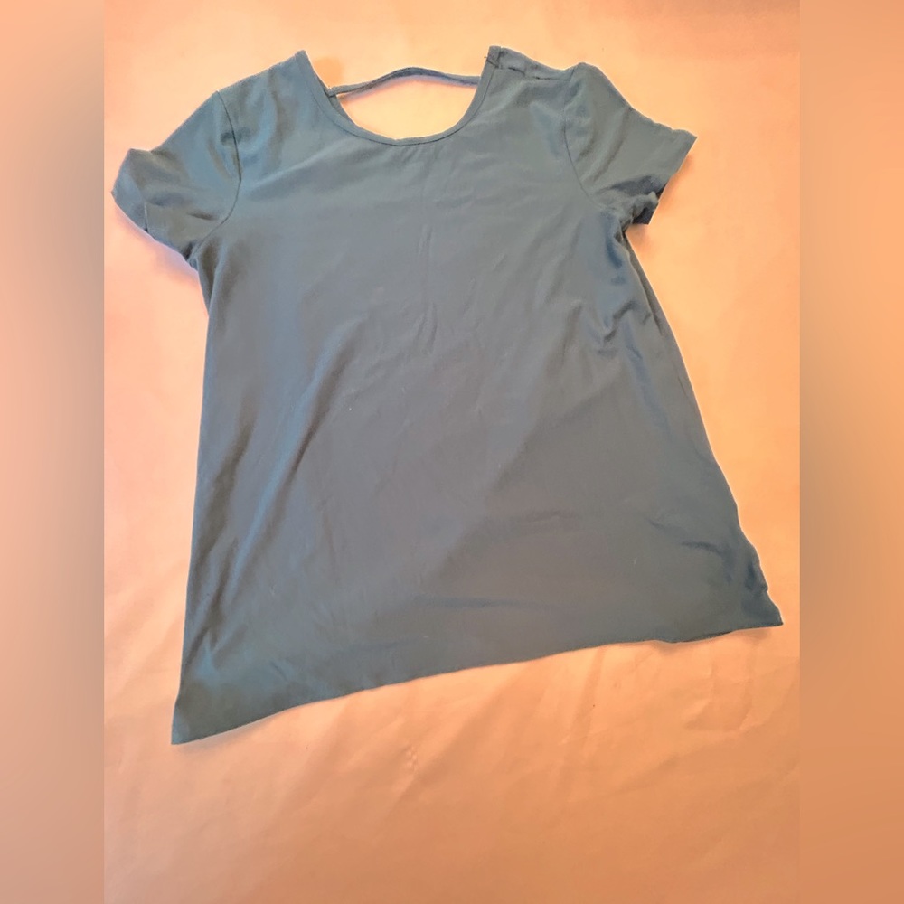 Wonder nation teal short sleeved-tee